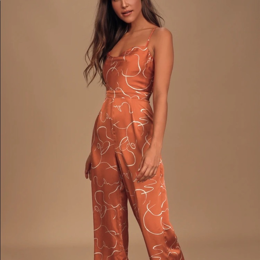Lush Abstract Jumpsuit Paloma Wool Style Romper